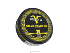 Ignite Vape France - IGNITE sachets de nicotine banane fraise VVFB02172