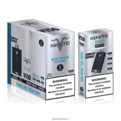 Ignite Vape Online - IGNITE V150 stylo vape, paquet de 5 rêve bleu VVFB0281