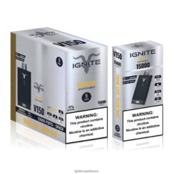Ignite Vape Online - IGNITE V150 stylo vape, paquet de 5 tabac VVFB029
