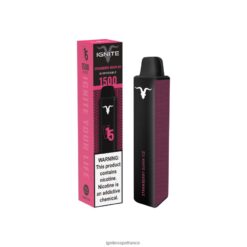 Ignite Vape Reviews - IGNITE V15 stylo vape glace à la fraise et à la goyave VVFB02116