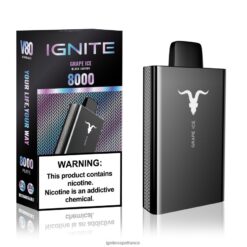 Ignite Vape Reviews - IGNITE V80 stylo vape glace aux raisins VVFB0244