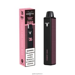 Ignite Vape Sales - IGNITE V35 stylo vape fraise banane VVFB02139