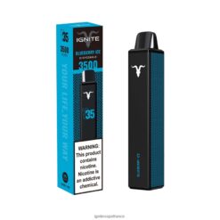 Ignite Vape Sales - IGNITE V35 stylo vape glace aux myrtilles VVFB02130