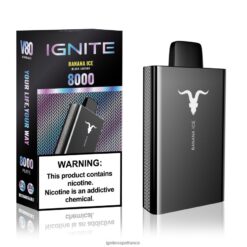 Ignite Vape Sales - IGNITE V80 stylo vape glace à la banane VVFB0240