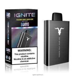 Ignite Vape Sales - IGNITE V80 stylo vape kiwi aigre aux fruits de la passion VVFB0249