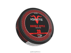Ignite Vape Sales - IGNITE sachets de nicotine double pomme VVFB02166