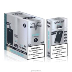 Ignite Vape Shop - IGNITE V150 stylo vape, paquet de 5 menthe glacée VVFB0286