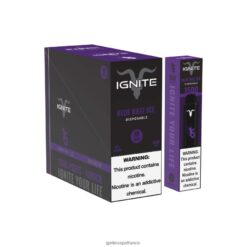 Ignite Vape Store - IGNITE V15 stylo vape, paquet de 10 glace bleue VVFB0296