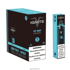 Ignite Vape Store - IGNITE V35 stylo vape, paquet de 10 menthe glacée VVFB02123