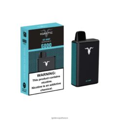 Ignite Vape Store - IGNITE V60 stylo vape menthe glacée VVFB0233
