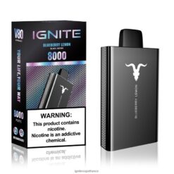Ignite Vape Store - IGNITE V80 stylo vape citron myrtille VVFB0242