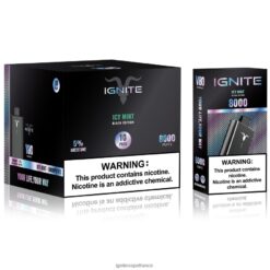 Ignite Vape Store - IGNITE V80 stylo vape, paquet de 10 menthe glacée VVFB0260