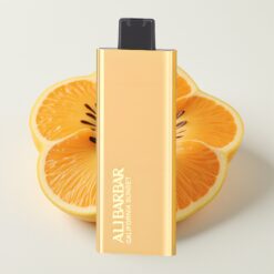 Alibarbar Pandora 7000 Puffs Disposable Vape Coucher de Soleil Californien – 17 ml, 1.0 Ω