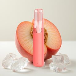 Snowplus Dash 4000 Puffs Disposable Device Pêche Glacée – 7,5 ml, 530 mAh, 4000 Puffs