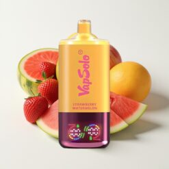 VapSolo Triple 30000 Puffs - Fraise Pastèque & Citron Pêche, 40ml, Type-C