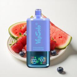 VapSolo Triple 30000 Puffs Fraise Pastèque & Myrtille Glacé - 40ml, Type-C, 20/50mg