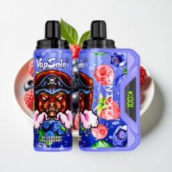 VapSolo VIKING 12000 Puffs Disposable Vape Myrtille Framboise 22ml 50mg/ml