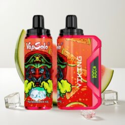 VapSolo VIKING 12000 Puffs Pastèque Glacée – 22ml, 20/50 mg/ml, Type-C