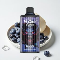 Vapsolo Super 15000 Bouffées Myrtille Cassis Glacé – 40ml, 850mAh, Type-C
