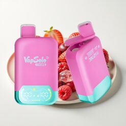 Vapsolo Twins 20000 Puffs Fraise Framboise Cerise Glace & Raisin Glace - 40ml, Type-C