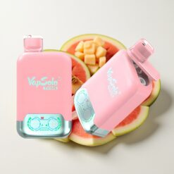 Vapsolo Twins 20000 Puffs Fraise Glacée & Mangue Pêche Pastèque - 40ml, 20mg/ml/50mg/ml
